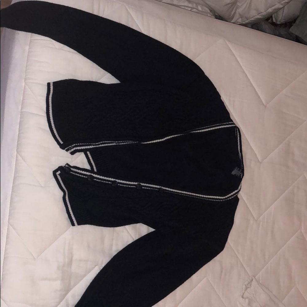 navy blue cover sweater